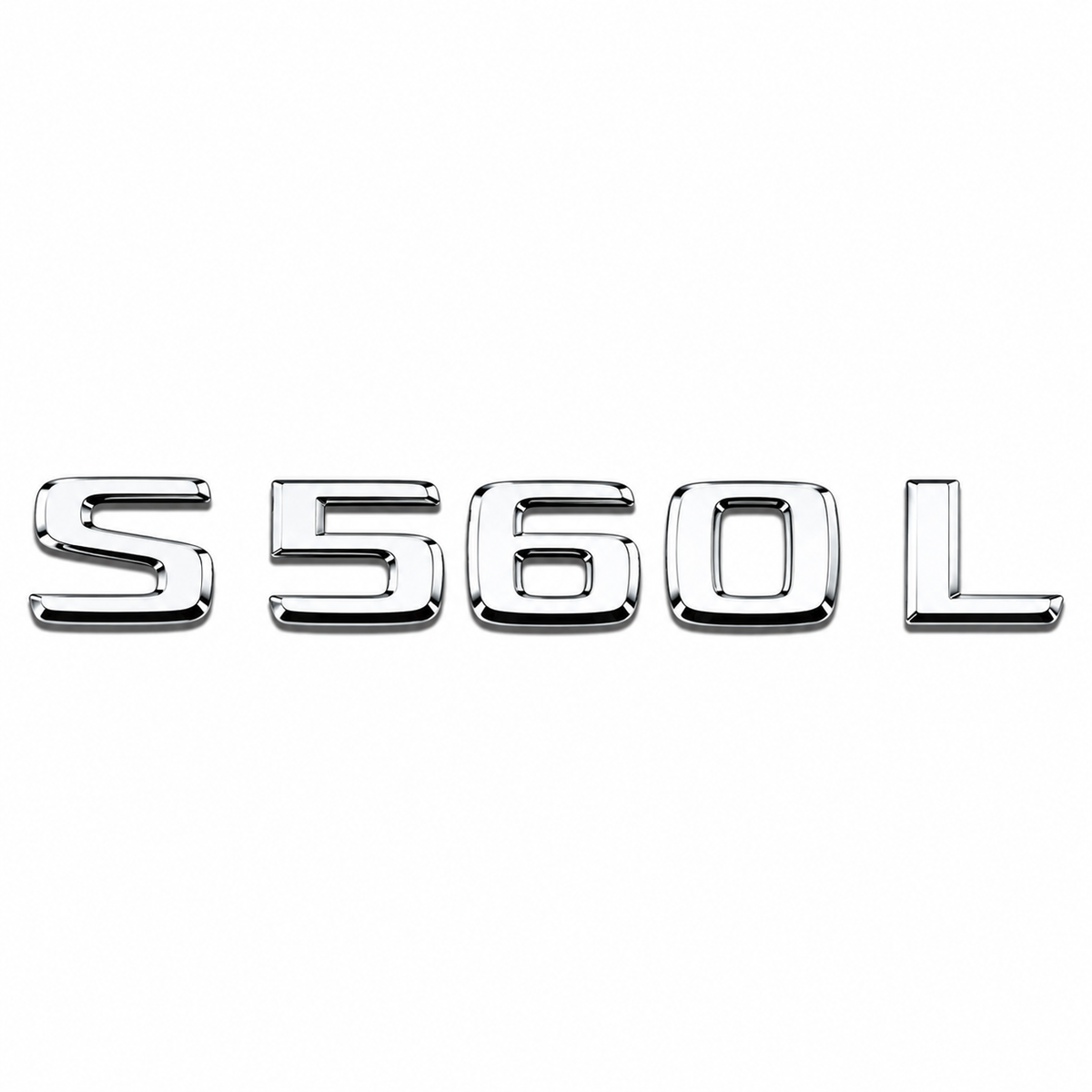 S 560L Krom Bagaj Yazısı Mercedes-Benz Uyumlu
