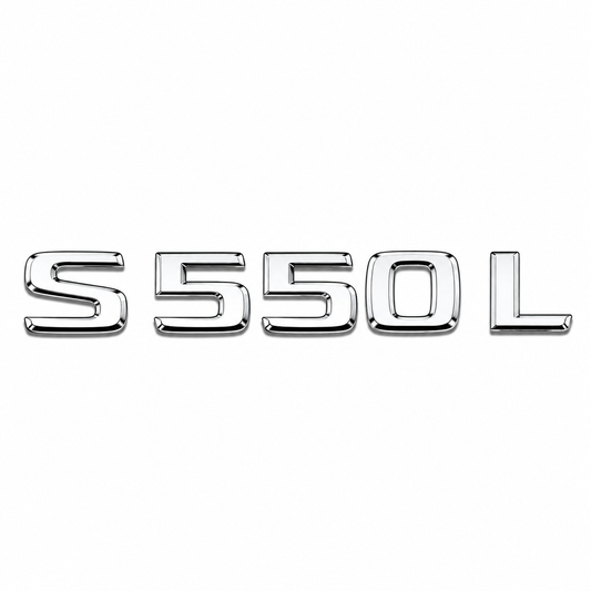S 550L Krom Bagaj Yazısı Mercedes-Benz Uyumlu