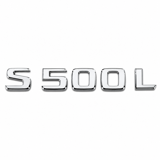 S 500L Krom Bagaj Yazısı Mercedes-Benz Uyumlu