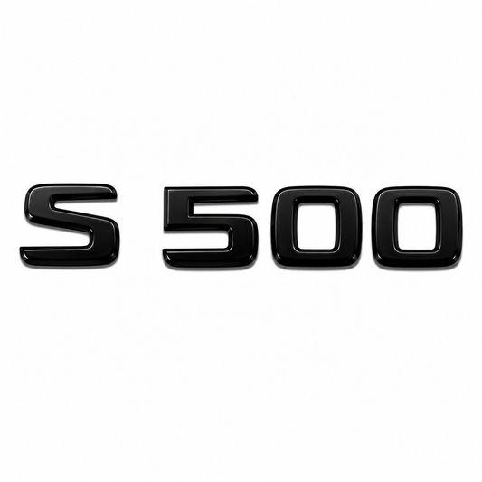 S 500 Siyah Bagaj Yazısı Mercedes-Benz Uyumlu