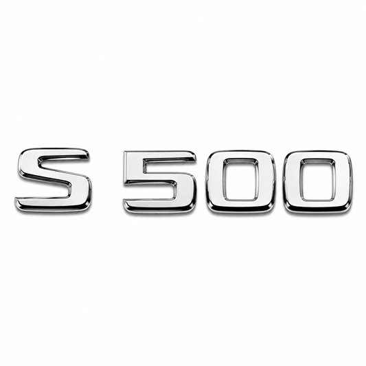 S 500 Krom Bagaj Yazısı Mercedes-Benz Uyumlu