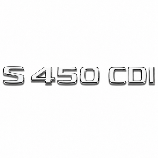 S 450 CDI Krom Bagaj Yazısı Mercedes-Benz Uyumlu