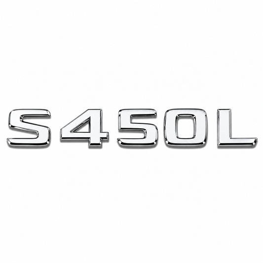 S 450L Krom Bagaj Yazısı Mercedes-Benz Uyumlu
