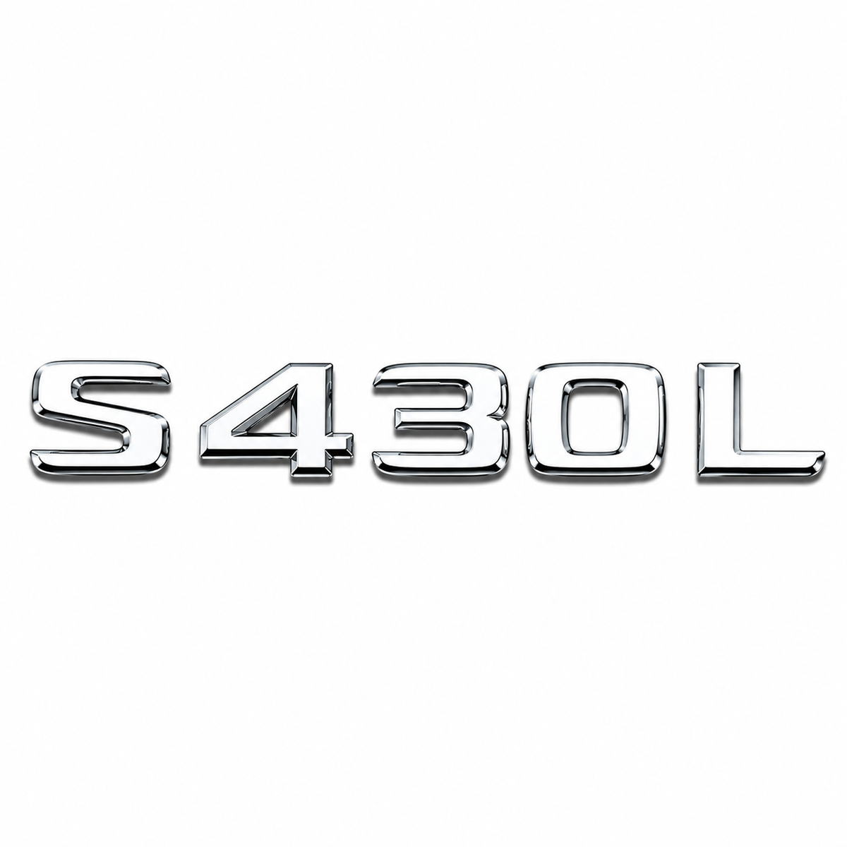 S 430L Krom Bagaj Yazısı Mercedes-Benz Uyumlu