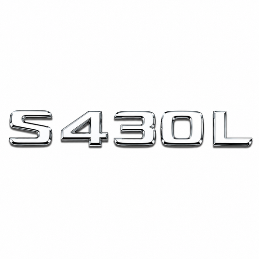 S 430L Krom Bagaj Yazısı Mercedes-Benz Uyumlu