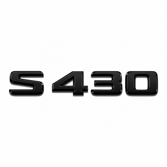 S 430 Siyah Bagaj Yazısı Mercedes-Benz Uyumlu