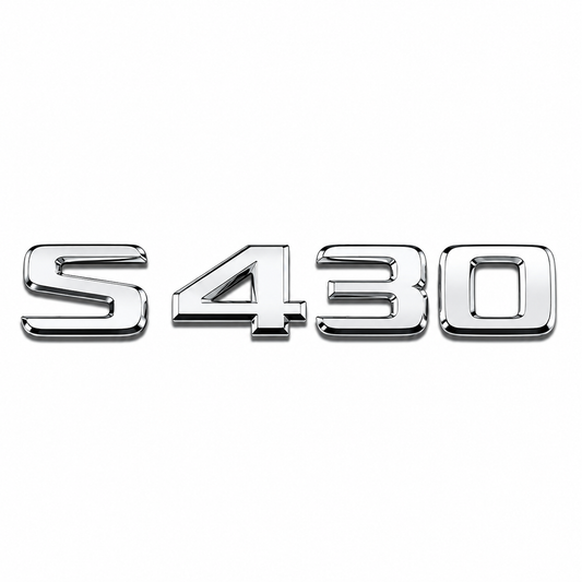 S 430 Krom Bagaj Yazısı Mercedes-Benz Uyumlu