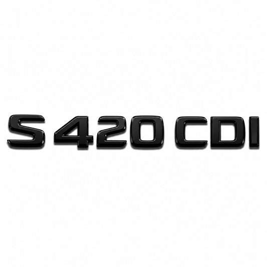 S 420 CDI Siyah Bagaj Yazısı Mercedes-Benz Uyumlu