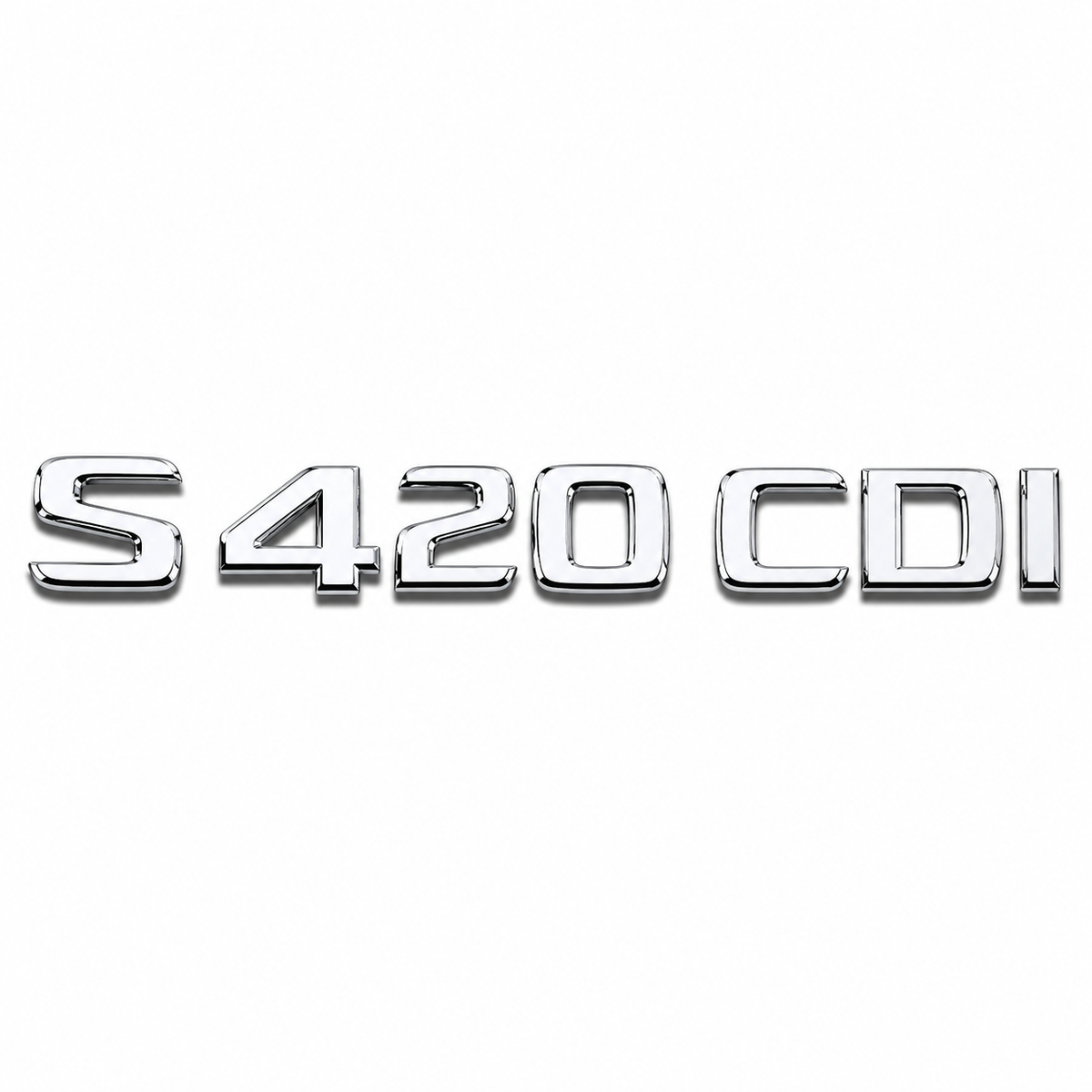S 420 CDI Krom Bagaj Yazısı Mercedes-Benz Uyumlu