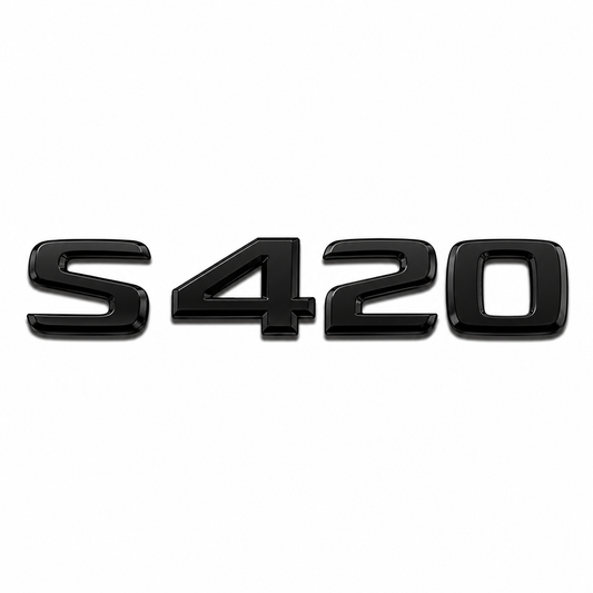 S 420 Siyah Bagaj Yazısı Mercedes-Benz Uyumlu