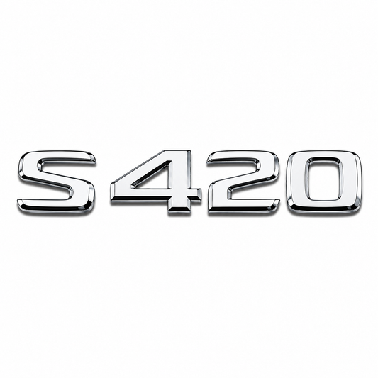 S 420 Krom Bagaj Yazısı Mercedes-Benz Uyumlu