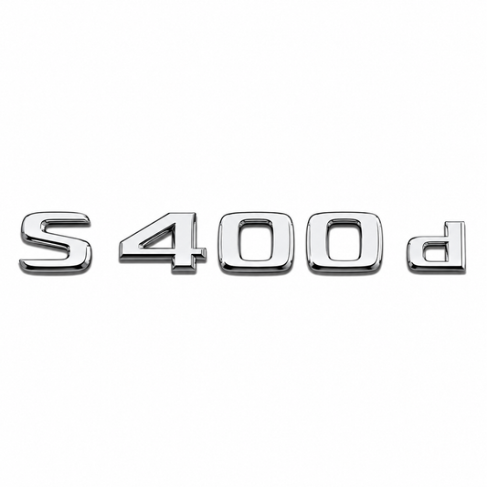S 400 d Krom Bagaj Yazısı Mercedes-Benz Uyumlu