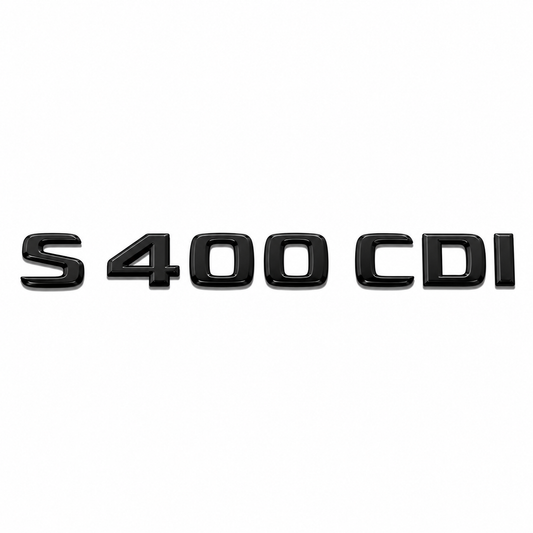 S 400 CDI Siyah Bagaj Yazısı Mercedes-Benz Uyumlu