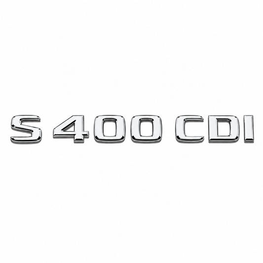 S 400 CDI Krom Bagaj Yazısı Mercedes-Benz Uyumlu