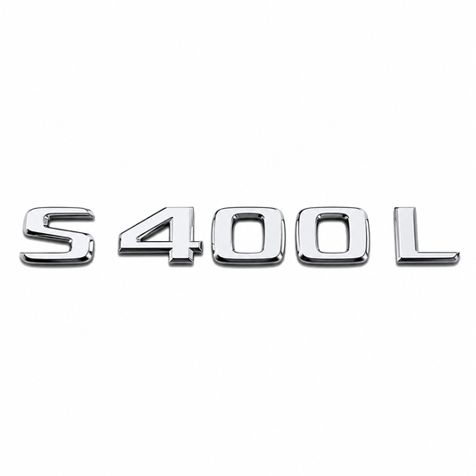 S 400L Krom Bagaj Yazısı Mercedes-Benz Uyumlu