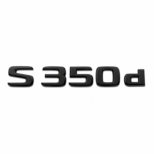 S 350 d Siyah Bagaj Yazısı Mercedes-Benz Uyumlu