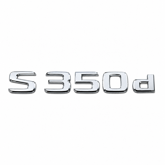 S 350 d Krom Bagaj Yazısı Mercedes-Benz Uyumlu