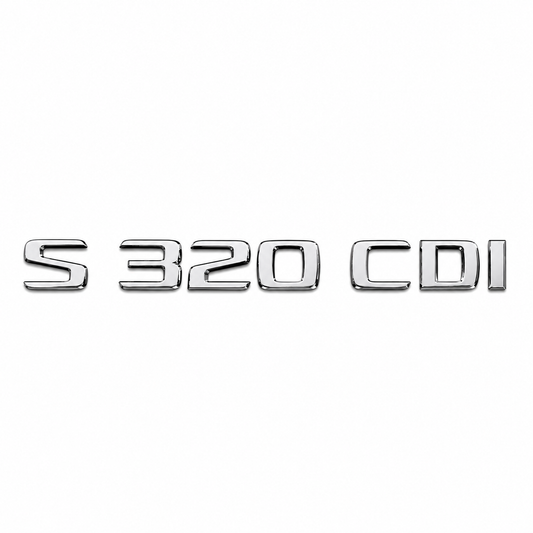 S 320 CDI Krom Bagaj Yazısı Mercedes-Benz Uyumlu