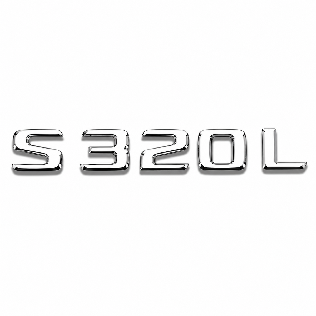 S 320L Krom Bagaj Yazısı Mercedes-Benz Uyumlu