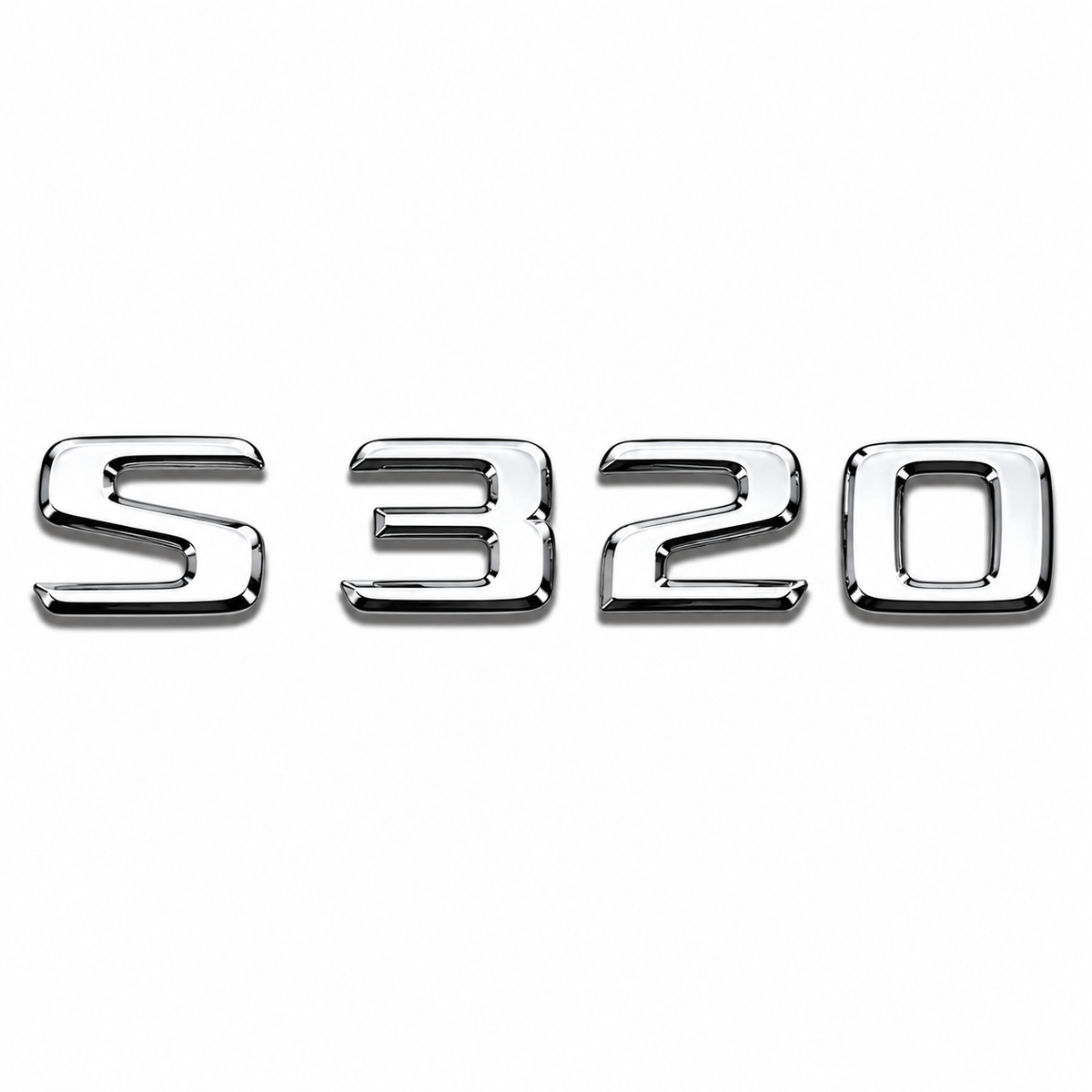 S 320 Krom Bagaj Yazısı Mercedes-Benz Uyumlu
