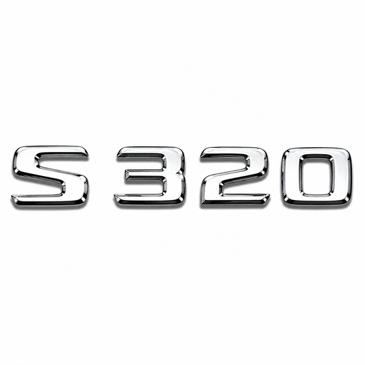 S 320 Krom Bagaj Yazısı Mercedes-Benz Uyumlu