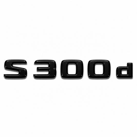 S 300 d Siyah Bagaj Yazısı Mercedes-Benz Uyumlu