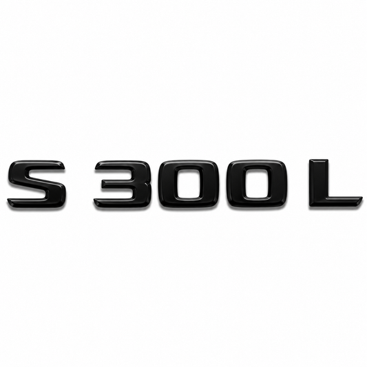 S 300L Siyah Bagaj Yazısı Mercedes-Benz Uyumlu
