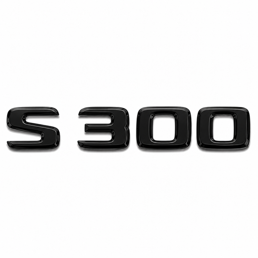 S 300 Siyah Bagaj Yazısı Mercedes-Benz Uyumlu