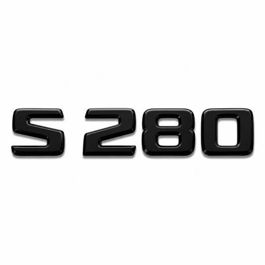 S 280 Siyah Bagaj Yazısı Mercedes-Benz Uyumlu
