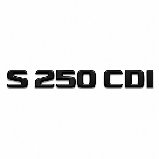S 250 CDI Siyah Bagaj Yazısı Mercedes-Benz Uyumlu
