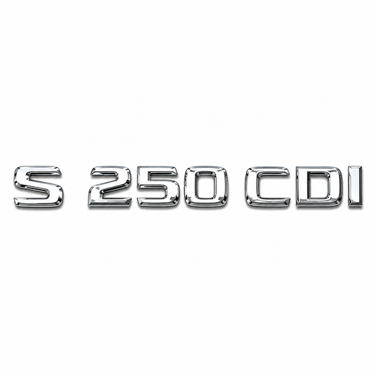 S 250 CDI Krom Bagaj Yazısı Mercedes-Benz Uyumlu