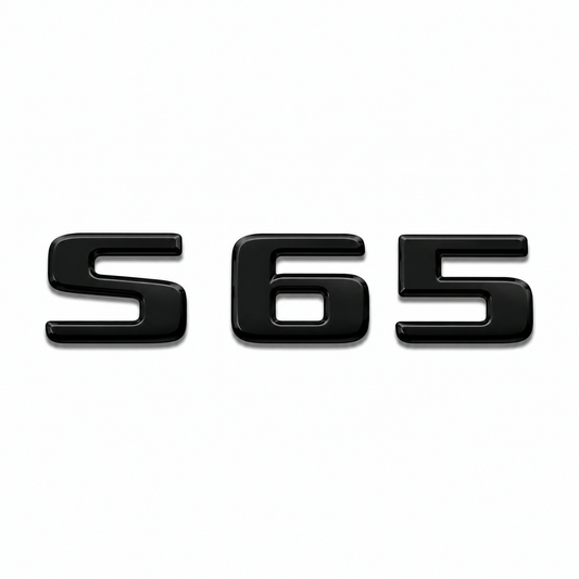 S 65 Siyah Bagaj Yazısı Mercedes-Benz Uyumlu