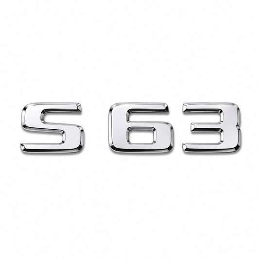 S 63 Krom Bagaj Yazısı Mercedes-Benz Uyumlu