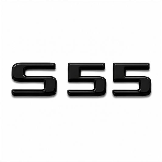 S 55 Siyah Bagaj Yazısı Mercedes-Benz Uyumlu