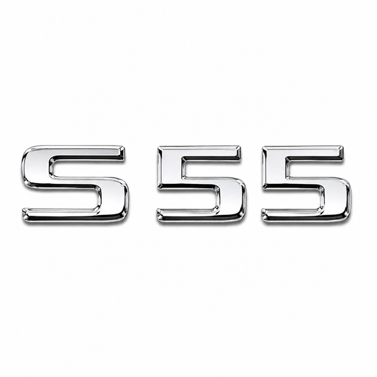 S 55 Krom Bagaj Yazısı Mercedes-Benz Uyumlu