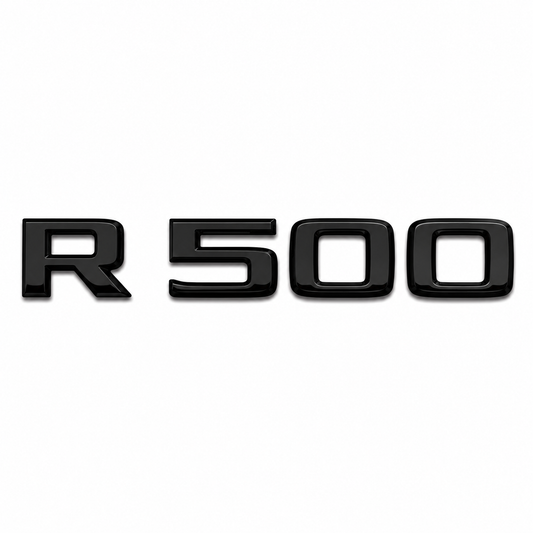 R 500 Siyah Bagaj Yazısı Mercedes-Benz Uyumlu