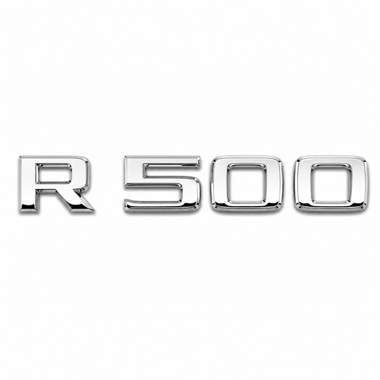 R 500 Krom Bagaj Yazısı Mercedes-Benz Uyumlu
