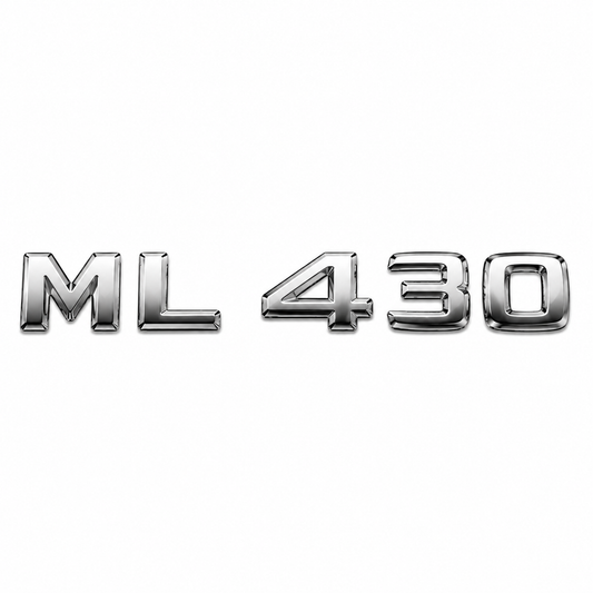 ML 430 Krom Bagaj Yazısı Mercedes-Benz Uyumlu