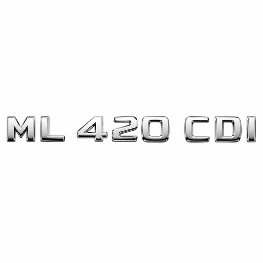 ML 420 CDI Krom Bagaj Yazısı Mercedes-Benz Uyumlu