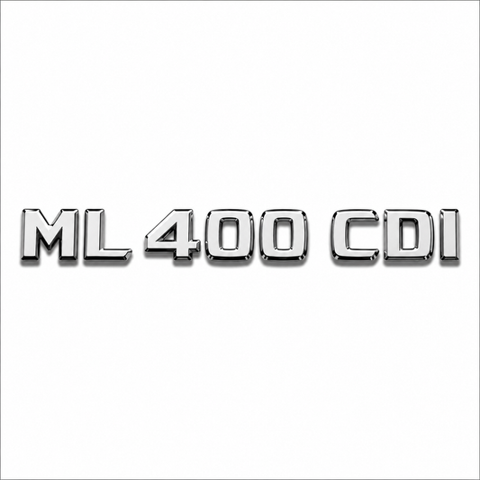 ML 400 CDI Krom Bagaj Yazısı Mercedes-Benz Uyumlu