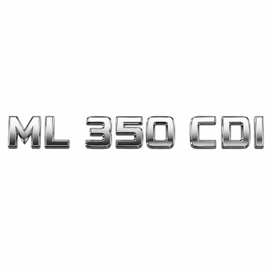 ML 350 CDI Krom Bagaj Yazısı Mercedes-Benz Uyumlu