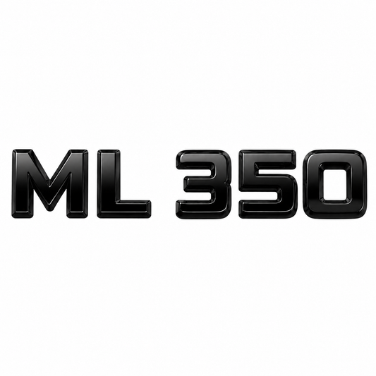 ML 350 Siyah Bagaj Yazısı Mercedes-Benz Uyumlu