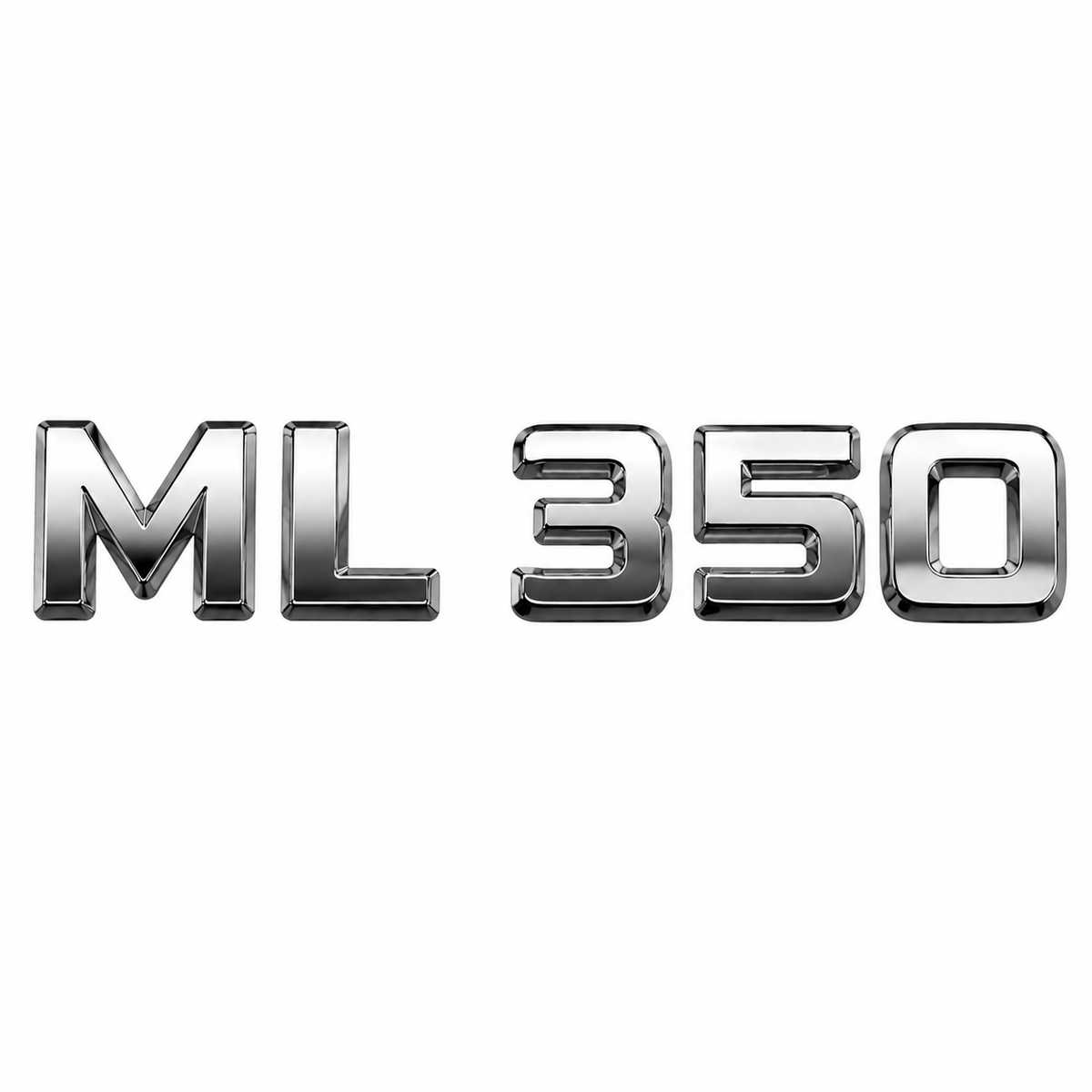 ML 350 Krom Bagaj Yazısı Mercedes-Benz Uyumlu