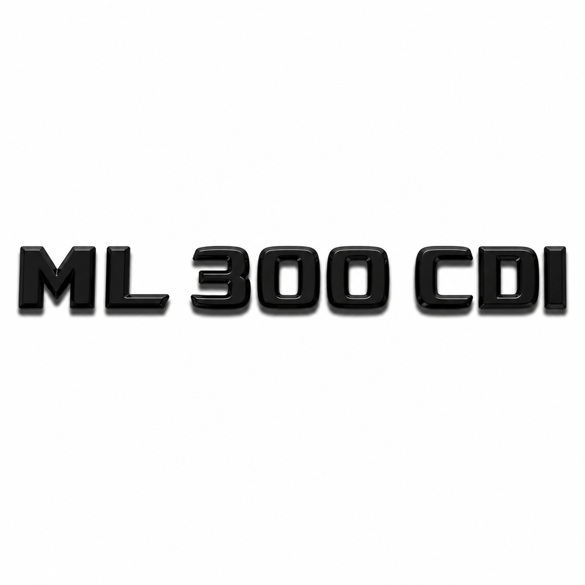 ML 300 CDI Mercedes-Benz ML 300 CDI yazısı Siyah Bagaj Yazısı Mercedes-Benz Uyumlu