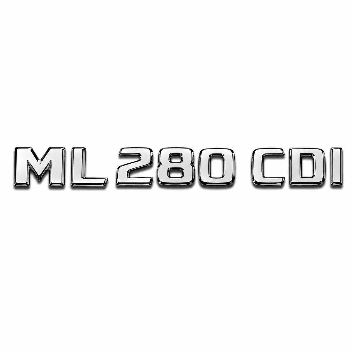 ML 280 CDI Krom Bagaj Yazısı Mercedes-Benz Uyumlu