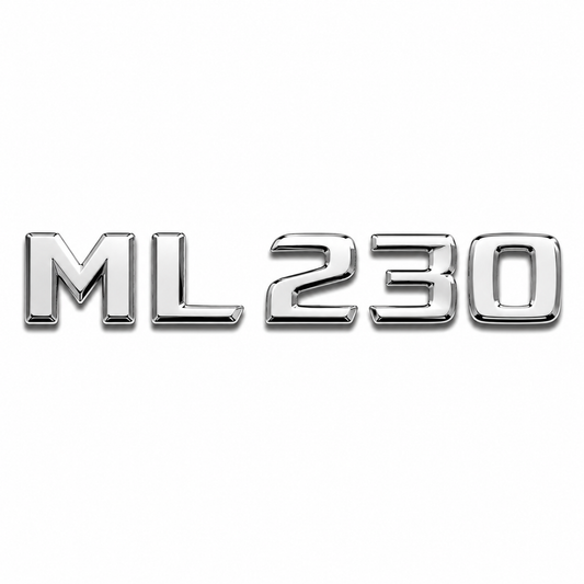 ML 230 Krom Bagaj Yazısı Mercedes-Benz Uyumlu
