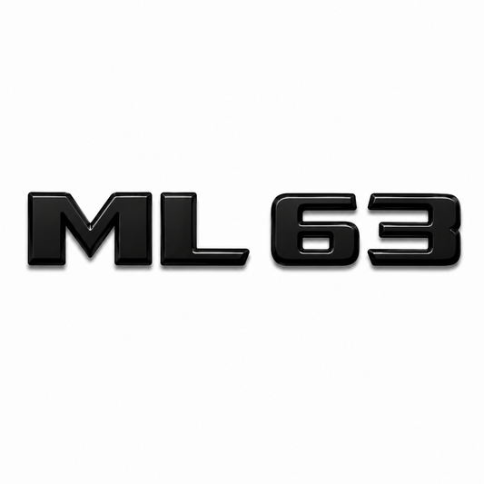 ML 63 Siyah Bagaj Yazısı Mercedes-Benz Uyumlu