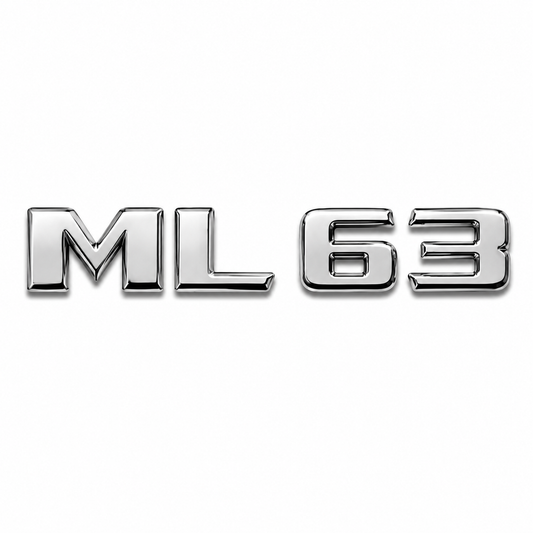 ML 63 Krom Bagaj Yazısı Mercedes-Benz Uyumlu