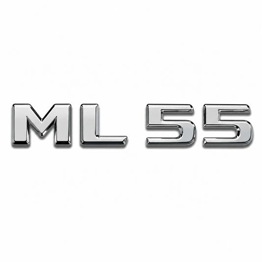 ML 55 Krom Bagaj Yazısı Mercedes-Benz Uyumlu