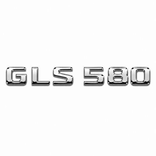 GLS 580 Krom Bagaj Yazısı Mercedes-Benz Uyumlu